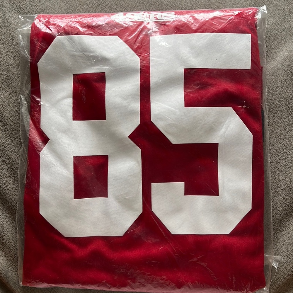 NWT San Francisco 49ers George Kittle On Field Game Jersey Men’s XL
